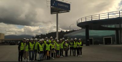 Visita a las instalaciones de Alumnios Cortizo