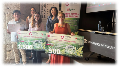 Un TFM del Máster en Dirección de Pymes premiado por La cátedra Vegalsa-Eroski UDC  como uno de los dos mejores TFM de sostenibilidad gallegos